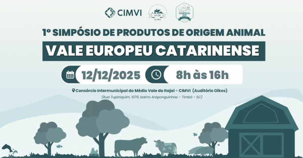 Imagem do evento 1º Simpósio de Produtos de Origem Animal - CIMVI