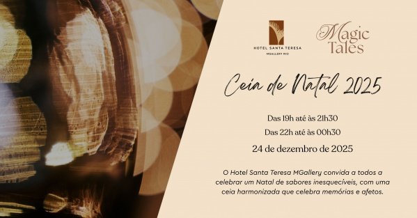 Imagem do evento Ceia de Natal do Hotel Santa Teresa MGallery 2025