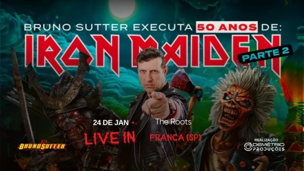 Imagem do evento Bruno Sutter Executa Iron Maiden em Franca/SP