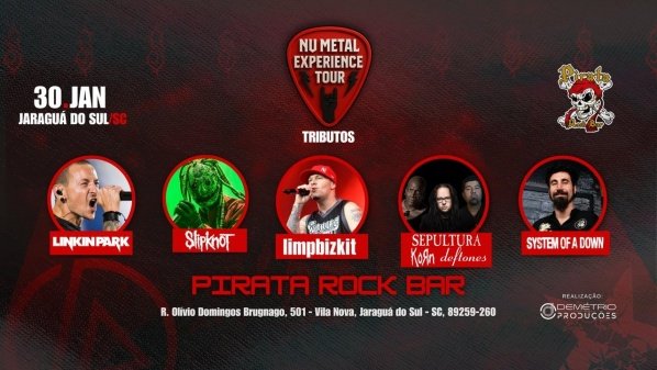 Imagem do evento Nu Metal Experience tour em Jaraguá do Sul/SC