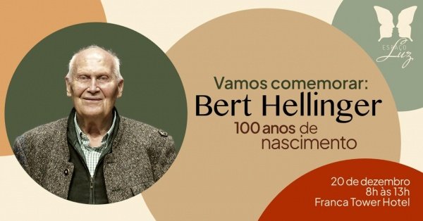 Imagem do evento CENTENÁRIO DE NASCIMENTO DE BERT HELLINGER