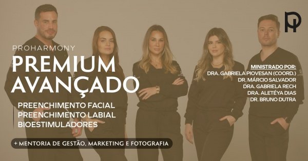 Imagem do evento CURSO AVANÇADO EM PREENCHIMENTO FACIAL, LABIAL E BIOESTIMULADORES - 27 ED