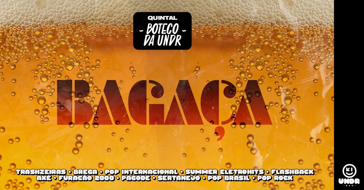 Bagaça + Quintal: Boteco da Undr em Joinville - Sympla