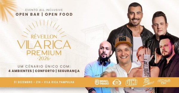 Imagem do evento Réveillon BH Vila Rica Premium 2026