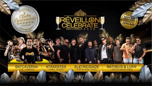 Imagem do evento RÉVEILLON CELEBRATE 2026 / CLUBE CENTENÁRIO -  FORMIGA MG
