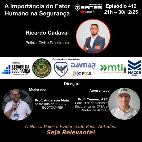 Imagem do evento A Importância do Fator Humano na Segurança
