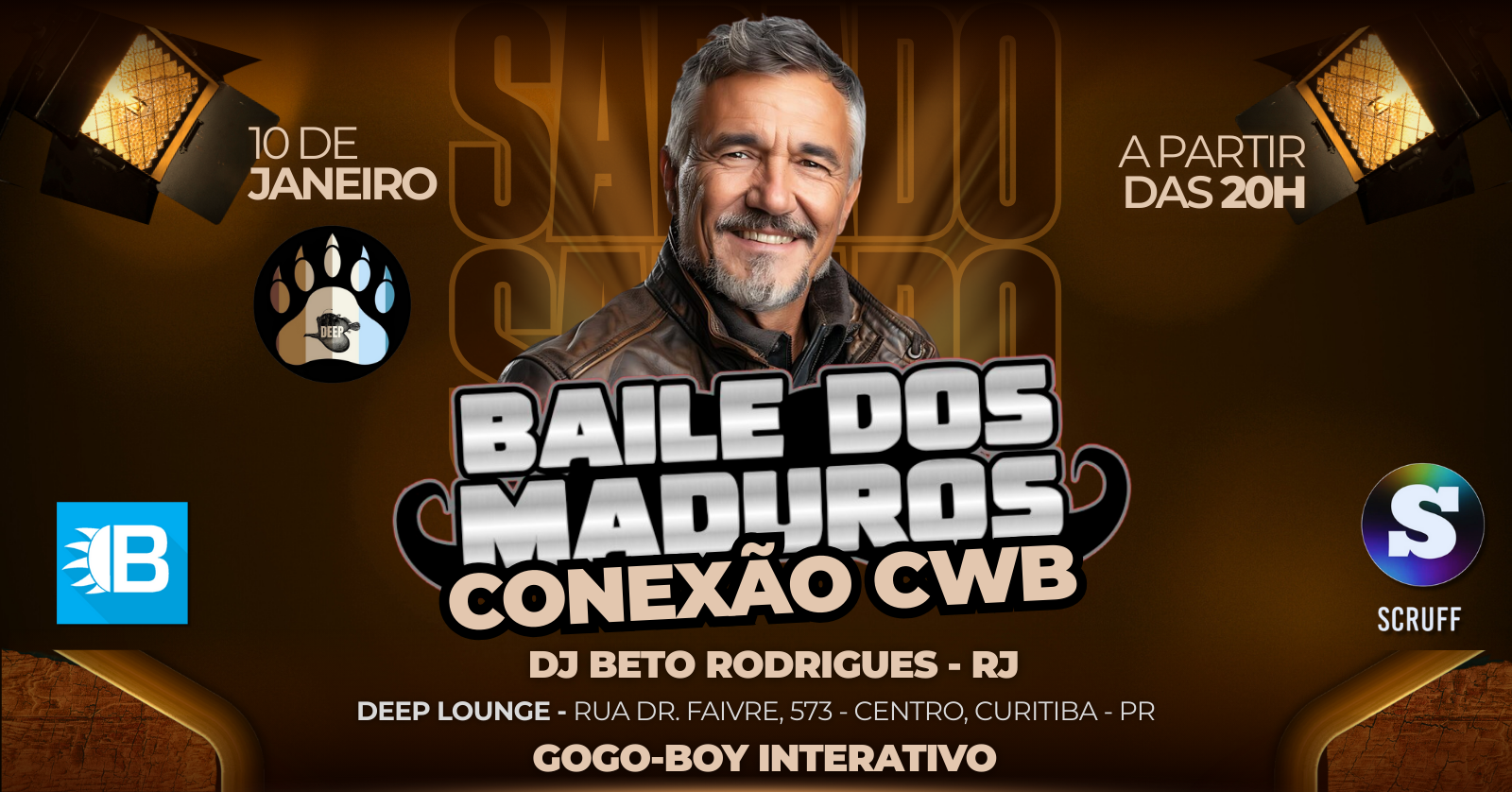 BAILE DOS MADUROS PRIMEIRA FESTA DO ANO NO DEEP LOUNGE - CWB