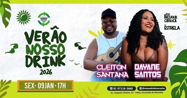Imagem do evento VERÃO NOSSO DRINK 2026  CLEITON SANTANA & DAYANE SANTOS