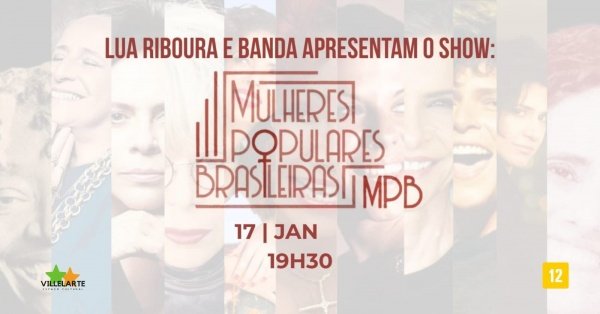 Imagem do evento Mulheres Populares Brasileiras - Show Musical