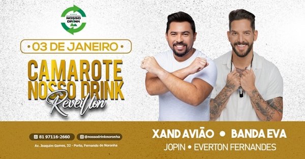 Imagem do evento CAMAROTE NOSSO DRINK RÉVEILLON 03/01/26