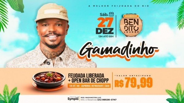Imagem do evento GAMADINHO / FEIJOADA / OPEN BAR