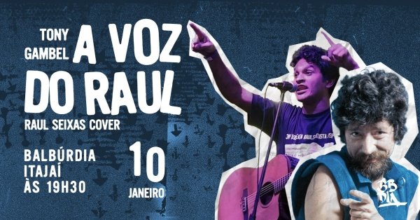 Imagem do evento ESPECIAL RAUL SEIXAS - COM TONY GAMBEL