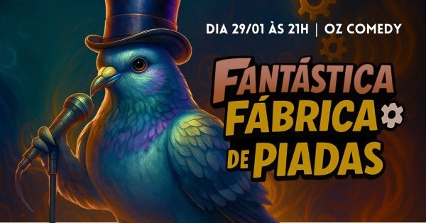 Imagem do evento FANTÁSTICA FÁBRICA DE PIADAS | OZ COMEDY CLUB