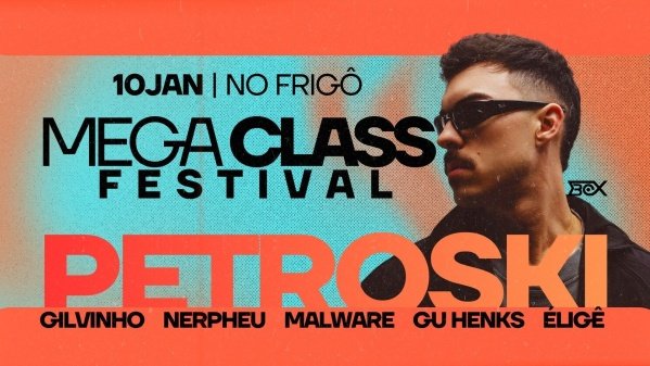 Imagem do evento MEGA CLASS FESTIVAL APRESENTA: PETROSKI!
