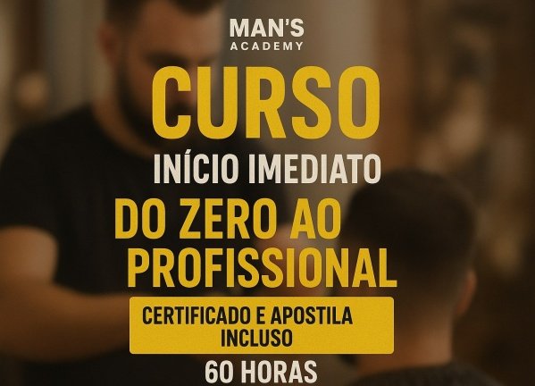 Imagem do evento Curso de Barberiro - Bolsa - Black fryday!