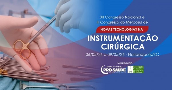 Imagem do evento XII Congresso Nacional e III Congresso do Mercosul de Instrumentação Cirúrgica
