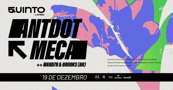 Imagem do evento 5UINTO C/ ANTDOT & MECA