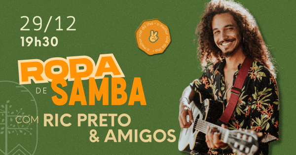 Imagem do evento SEG - 29/12 - Roda de Samba com @RicPreto e convidados
