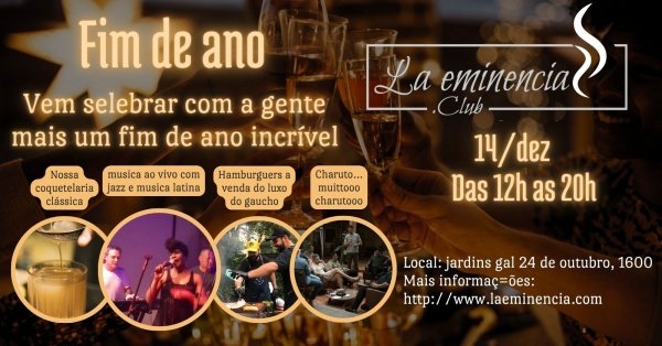 Imagem do evento Fim de Ano - La Eminencia . Club - 2025