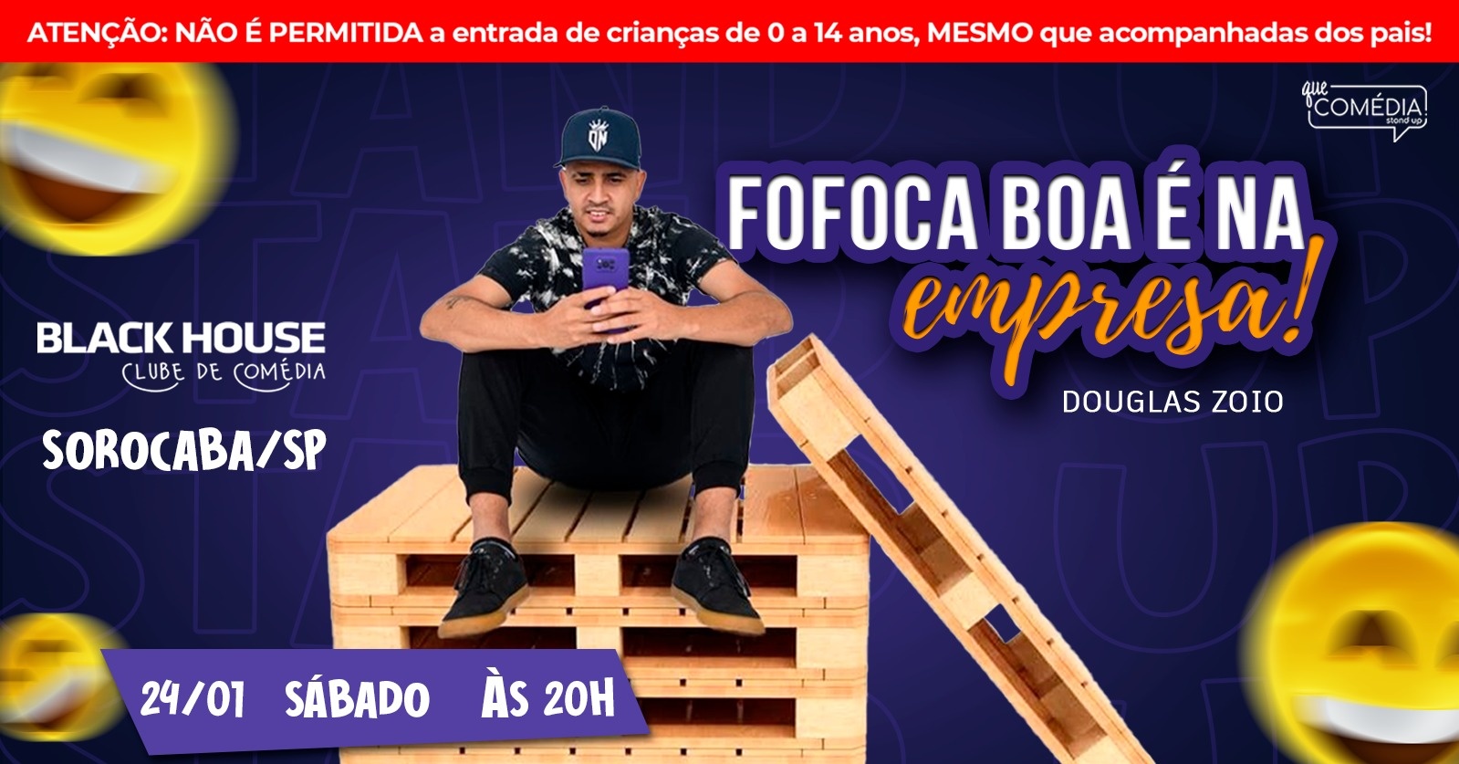 Douglas Zoio em Sorocaba - Fofoca Boa é na Empresa - Stand Up Comedy
