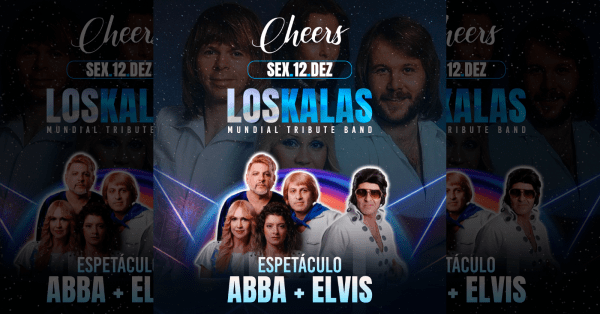 Imagem do evento ESPETÁCULO ABBA + ELVIS COM A BANDA LOS KALAS