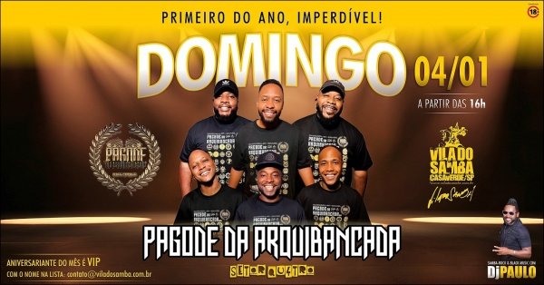 Imagem do evento PAGODE DA ARQUIBANCADA NA VILA DO SAMBA