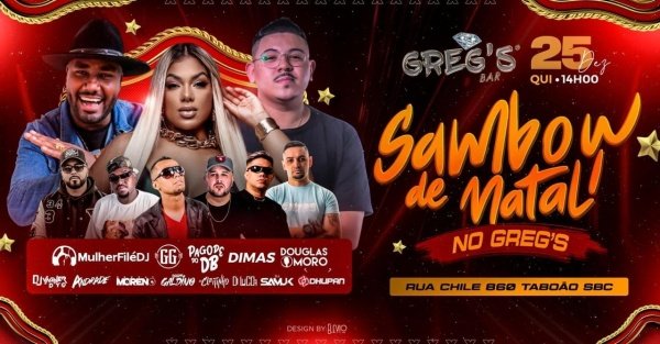 Imagem do evento SAMBOW FEST DE NATAL NO GREGS