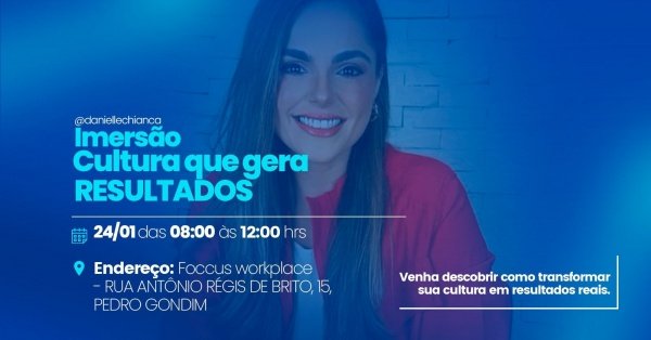 Imagem do evento Imersão Cultura que Gera Resultados - com Dani Chianca TURMA 2