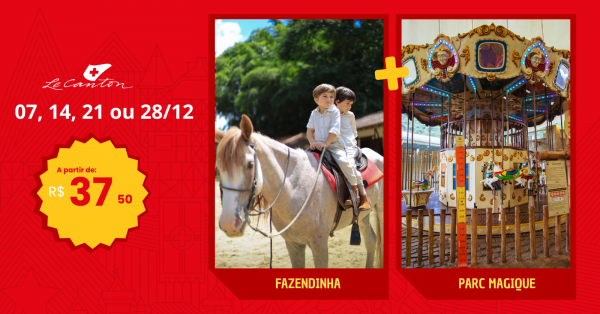 Imagem do evento Parc Magique + Fazendinha - Dezembro