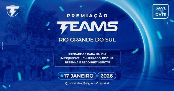 Imagem do evento PREMIAÇÃO TEAMS RIO GRANDE DO SUL