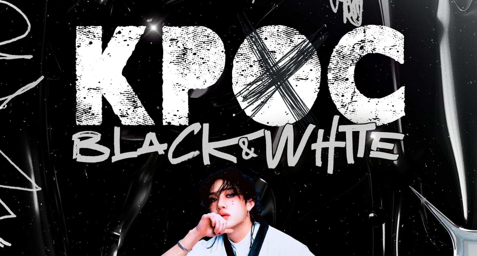 KPOC black and white | Pista 100% KPOP | Pista Pop e Funk, Karaokê
