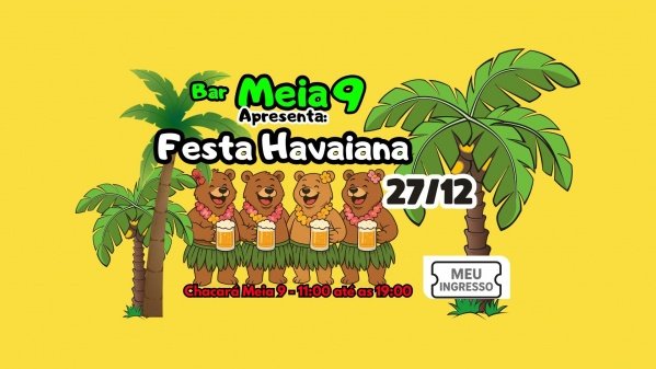 Imagem do evento Festa Havaiana - Chácara Meia 9