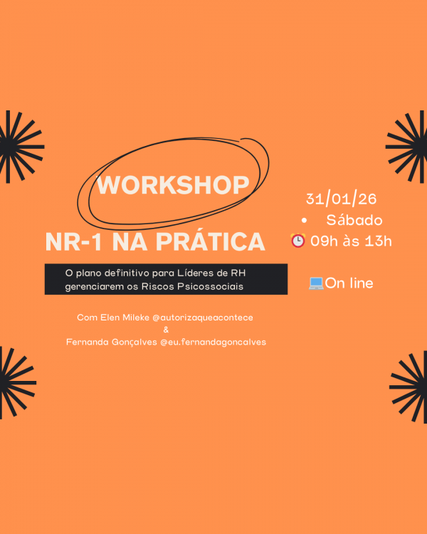 Imagem do evento Workshop NR-1 na Prática