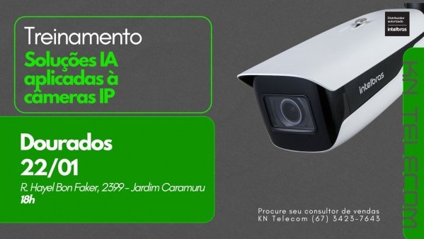 Imagem do evento Treinamento Soluções IA Aplicadas a Câmeras IP