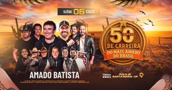 Imagem do evento AMADO BATISTA NA FÁBRICA 040