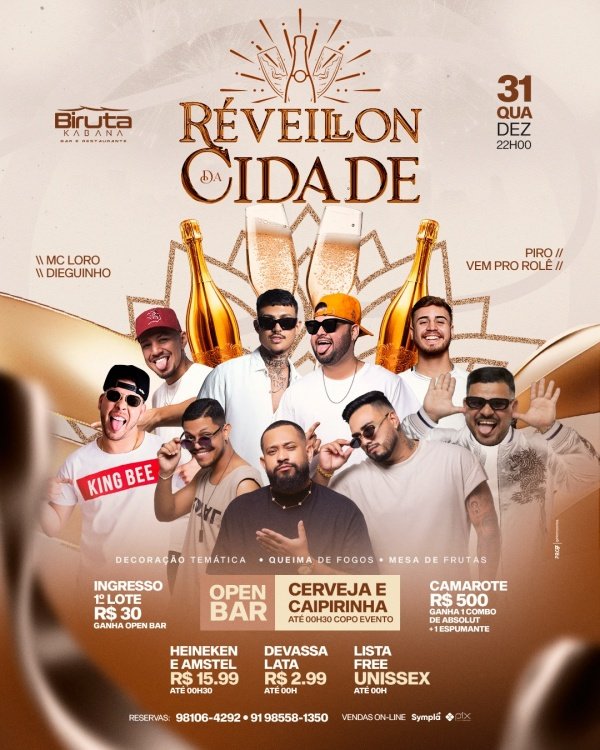 Imagem do evento REVEILLON DA CIDADE - AÇAÍ BIRUTA