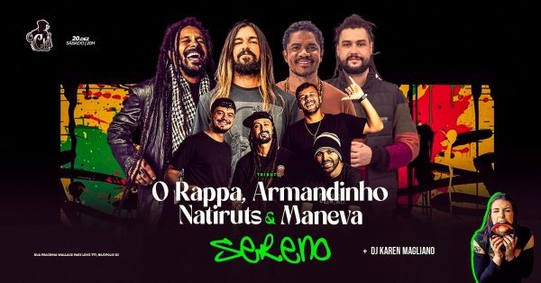 Imagem do evento BANDA SERENO (A MELHOR BANDA ALTERNATIVA DO RJ) + DJ KAREN MAGLIANO