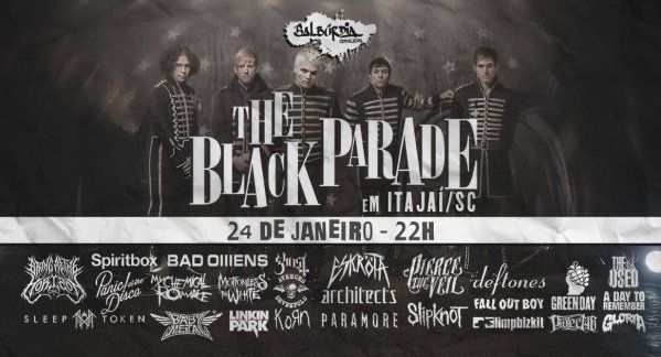 Imagem do evento The Black Parade | Itajaí/SC