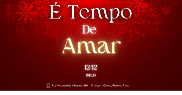 Imagem do evento É TEMPO DE AMAR