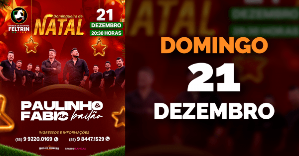 Imagem do evento Domingo 21 Dezembro