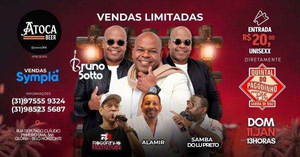 Imagem do evento QUINTAL DO PAGODINHO - A TOCA BEER