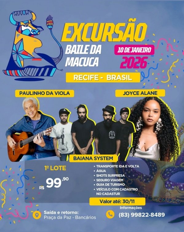 Imagem do evento Transfer Baile da Macuca João Pessoa-Recife