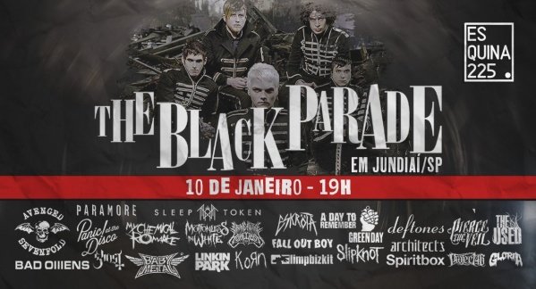 Imagem do evento The Black Parade em Jundiaí -SP