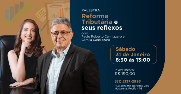 Imagem do evento PALESTRA Reforma Tributária e seus reflexos