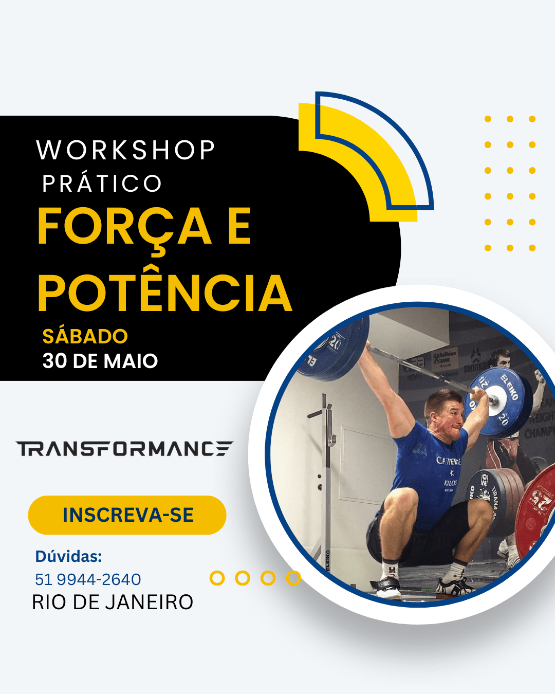 Rio - Força e potência: os melhores exercícios na prática - Turma 5 (2026)