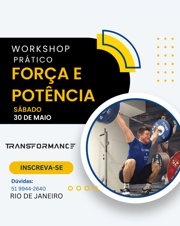 Imagem do evento Rio - Força e potência: os melhores exercícios na prática - Turma 5 (2026)
