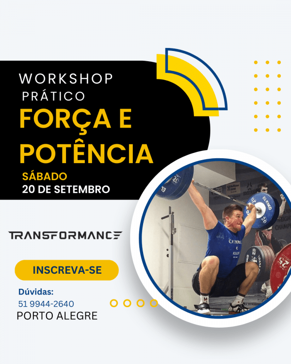 Imagem do evento POA - Força e potência: os melhores exercícios na prática (2026)