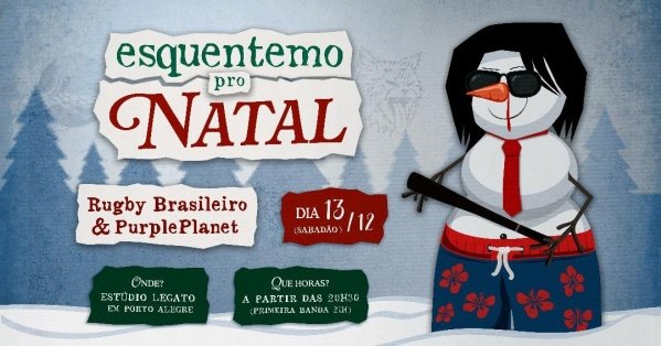Imagem do evento EsquentEMO pro Natal - Rugby Brasileiro e PurplePlanet