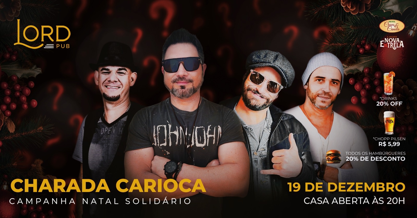 Rock Night com a Charada Carioca