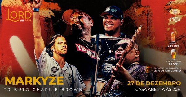 Imagem do evento Especial Charlie Brown com a Markyze